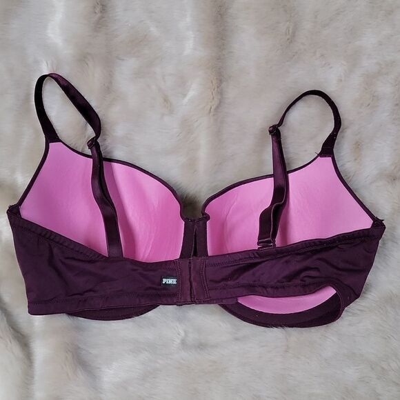 PINK WEAR EVERYWHERE LIGHTLY LINED UNDERWIRE BRA, SIZE 36DD - Picture 4 of 7